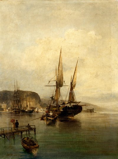 Veduta del porto da Konstantinos Volanakis